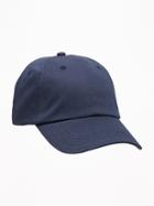 Old Navy Mens Twill Baseball Cap For Men Navy Blue Size One Size