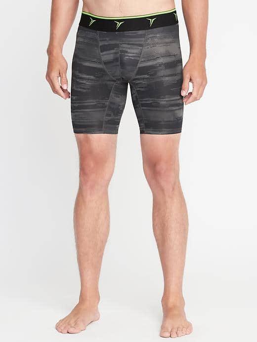 Old Navy Go Dry Base Layer Shorts For Men - Tarmac