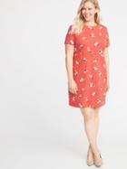 Plus-size Ponte-knit Sheath Dress
