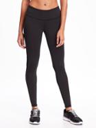Old Navy Go Dry Mesh Panel Running Tights For Women - Glitter Dots