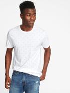 Old Navy Mens Soft-washed Printed Crew-neck Tee For Men Anchor Size Xxl