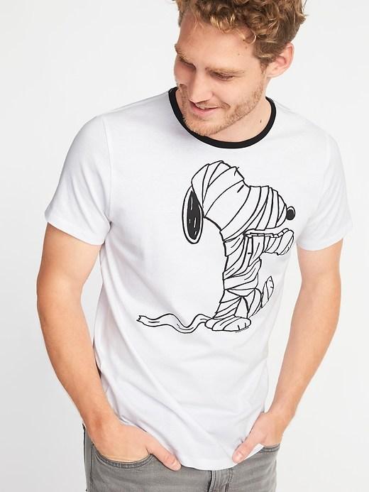 Old Navy Mens Snoopy Halloween Tee For Men Snoopy Size S