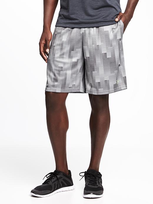 Old Navy Go Dry Mesh Shorts For Men 10 - Cloud Cover