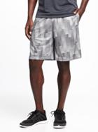 Old Navy Go Dry Mesh Shorts For Men 10 - Cloud Cover