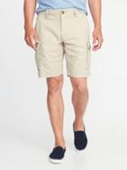 Old Navy Mens Broken-in Built-in Flex Cargo Shorts For Men (10) A Stone';s Throw Size 28w