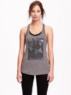 Old Navy Go Dry Cool Graphic Tank For Women - Sunset Shah