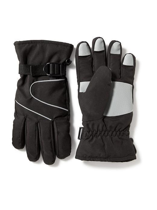 Old Navy Fleece Lined Ski Gloves - Black