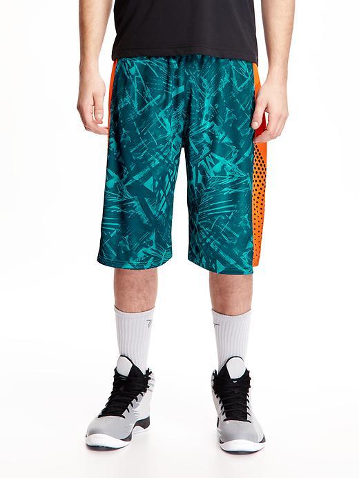 Old Navy Go Dry Printed Basketball Shorts For Men 12 - Genteal Soul