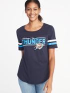 Old Navy Womens Nba Team Tee For Women Thunder Size Xs
