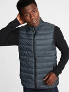Packable Water-resistant Quilted Vest For Men