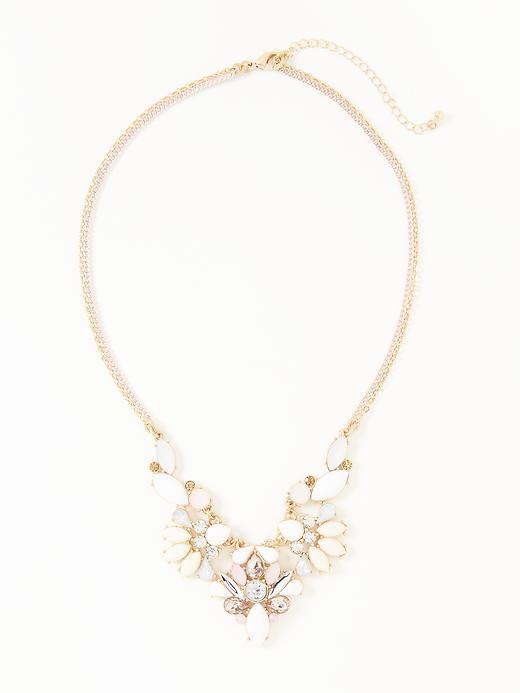 Old Navy Multi Strand Cluster Pendant For Women - Bella Donna Pink
