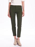 Old Navy The Pixie Mid Rise Ankle Pants - Chard Knock Life