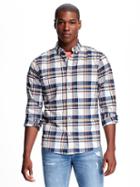 Old Navy Slim Fit Oxford Stretch Shirt For Men - In A Flurry