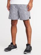 Old Navy Mens Go-dry 4-way Stretch Run Shorts For Men (7) Gray Heather Size M