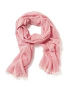 Old Navy Striped Raw Edge Scarf For Women - Warm Stripe