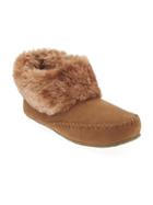 Old Navy Furry Moccasin Ankle Slippers Size 10 - Camel
