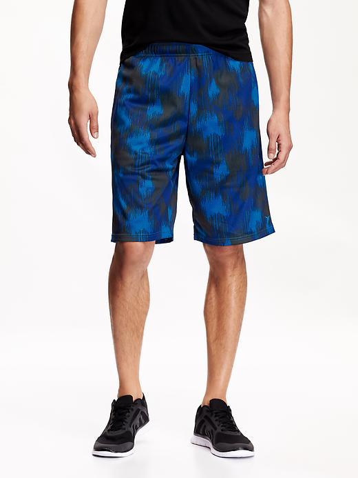 Old Navy Mens Mesh Shorts 9&quot; Size Xxl Big - Boogaloo Blue Poly