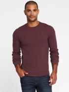 Old Navy Soft Washed Built In Flex Thermal Tee For Men - Rotwein