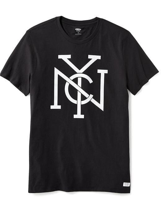 Old Navy New York Graphic Tee For Men - Blackjack