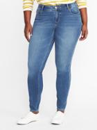 Old Navy Womens High-rise Smooth & Contour Rockstar 24/7 Plus-size Jeans Medium Wash Size 20