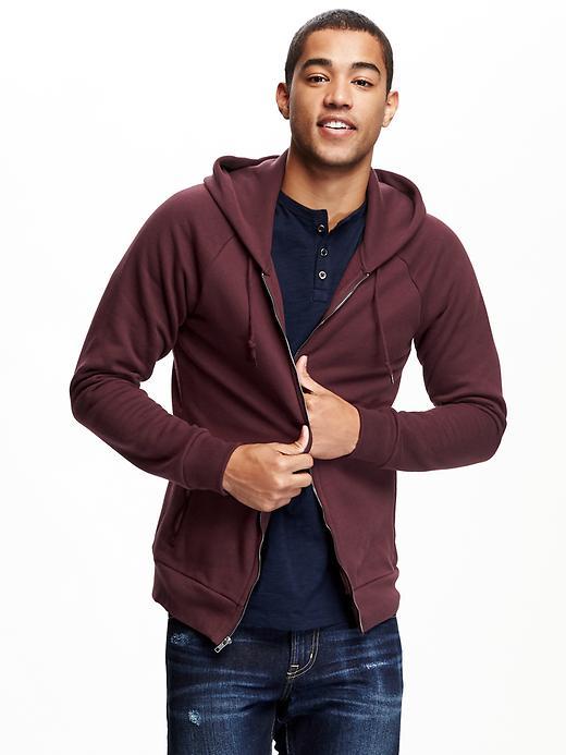 Old Navy Textured Fleece Zip Hoodie - Raisin Arizona