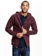 Old Navy Textured Fleece Zip Hoodie - Raisin Arizona