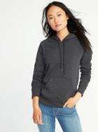 Old Navy Womens Relaxed Fleece Pullover Hoodie For Women Black Size Xl