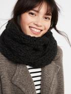 Old Navy Womens Textured Basket-weave Infinity Scarf For Women Blackjack Size One Size