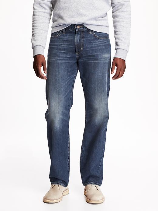 Old Navy Premium Loose Fit Jeans - Medium Wash