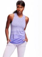 Old Navy Go Dry Sleeveless Graphic Tee - Purple Aster