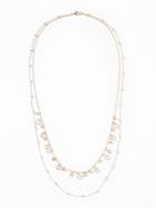 Old Navy Womens Long Layered Bead Chain Necklace For Women Pink Multi Size One Size