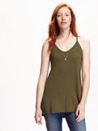 Old Navy Relaxed Lace Back Top For Women - Pasture Present