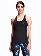 Old Navy Reflective Racerback Tank For Women - Black