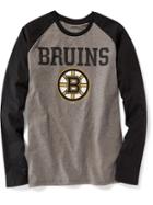 Old Navy Nhl Team Graphic Raglan Tee For Men - Boston Bruins