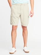 Old Navy Mens Linen-blend Cargo Shorts For Men (10) A Stone';s Throw Size 29w