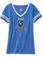 Old Navy Mlb Team Graphic V Neck Tee For Women - Kansas City Royals