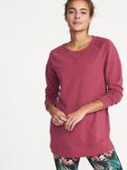 Old Navy Womens French-terry Tunic For Women Winter Plum Size L