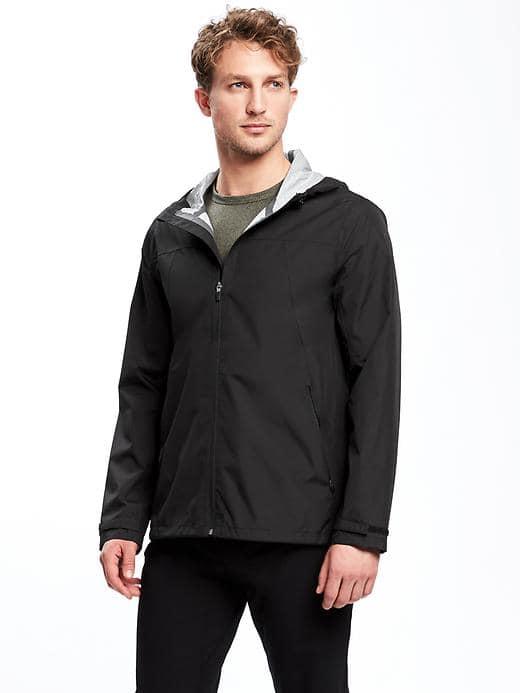 Old Navy Go H20 Waterproof Run Jacket For Men - Black