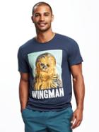 Old Navy Star Wars Chewbacca Wingman Tee For Men - Ink Blue