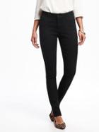 Old Navy Mid Rise Super Skinny Jeans For Women - Black