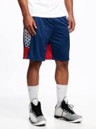Old Navy Go Dry Performance Shorts For Men 10 - Blue Camouflage