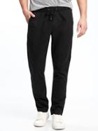 Old Navy Built In Flex Drawstring Tapered Leg Pants For Men - Black