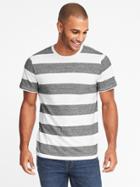 Old Navy Mens Soft-washed Striped Tee For Men Sea Salt Size Xs