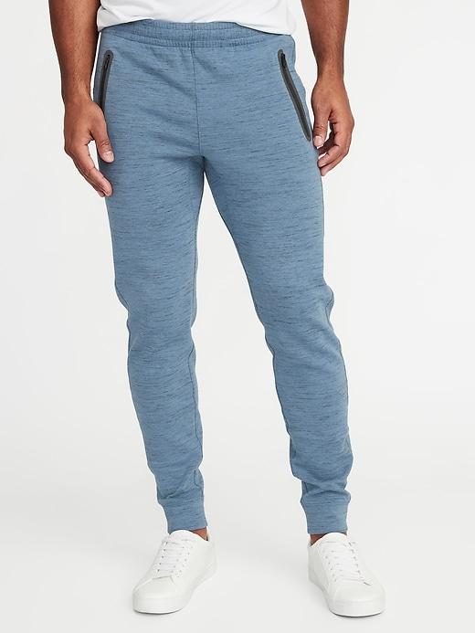 Old Navy Mens Dynamic Fleece 4-way Stretch Joggers For Men Abyss Blue Size M