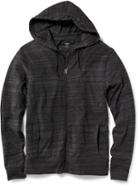 Old Navy Heathered Jersey Hoodie For Men - Heather Grey