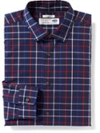 Old Navy Slim Fit Built In Flex Signature Non Iron Shirt For Men - Royal Rowena