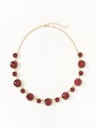 Old Navy Crystal Statement Necklace For Women - In The Red