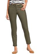 Old Navy Womens The Pixie Stretch Twill Pants - Forest Floor