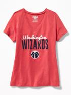 Old Navy Womens Nba Team V-neck Tee For Women Wizards Size Xs