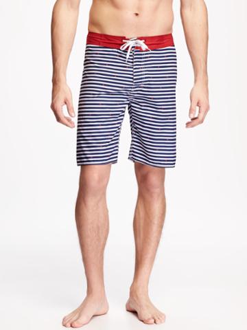 Old Navy Stars & Stripes Board Shorts For Men 9 - Robbie Red
